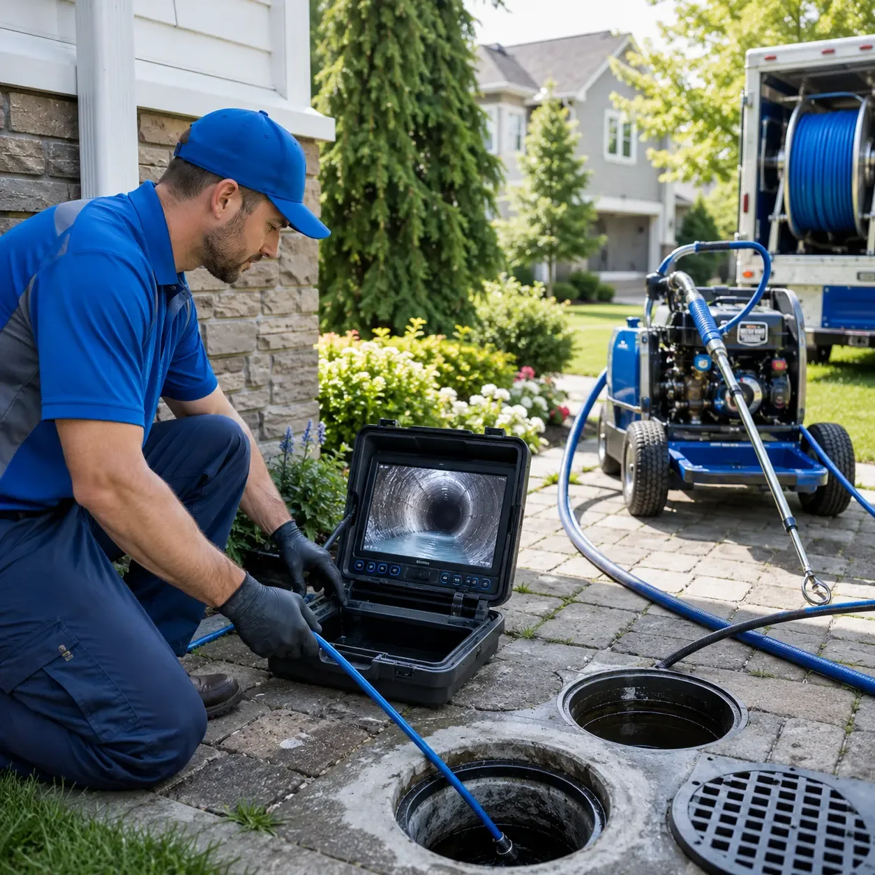 Outdoor drain cleaning professionals serving Rothbury, MI