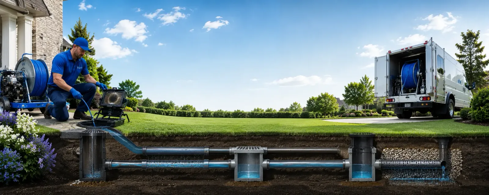 Outdoor drain cleaning information for Rothbury, MI